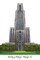 University of Pittsburgh 11w x 8.5h Manhattan Black Single Mat Gold Embossed Diploma Frame with Bonus Campus Images Lithograph (value savings at $59)